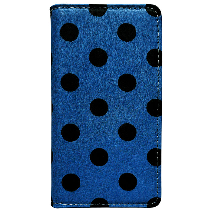 【Leo&Aoi special】 iphone12mini iPhone 12 mini ケース カバー 手帳型ケース スマホケース 栃木レザー 本革 大きい 黒 ドット アイフォン12 ミニ 【安心の返品保証付き】