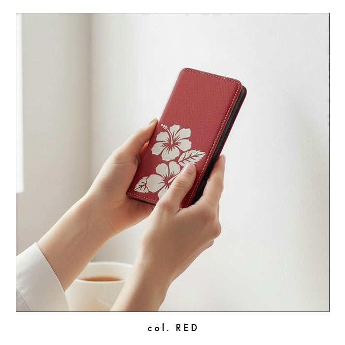 【Leo&Aoi special】 Galaxy S24 ケース 手帳型ケース カバー Galaxy S25 手帳型 ステンシル ハイビスカス sc51e sc51f SC-51F SCG31 SM-S931 SC-51E SCG25 SM-S921Q SM-S921Q ギャラクシー スマホケース 【安心の返品保証付き】