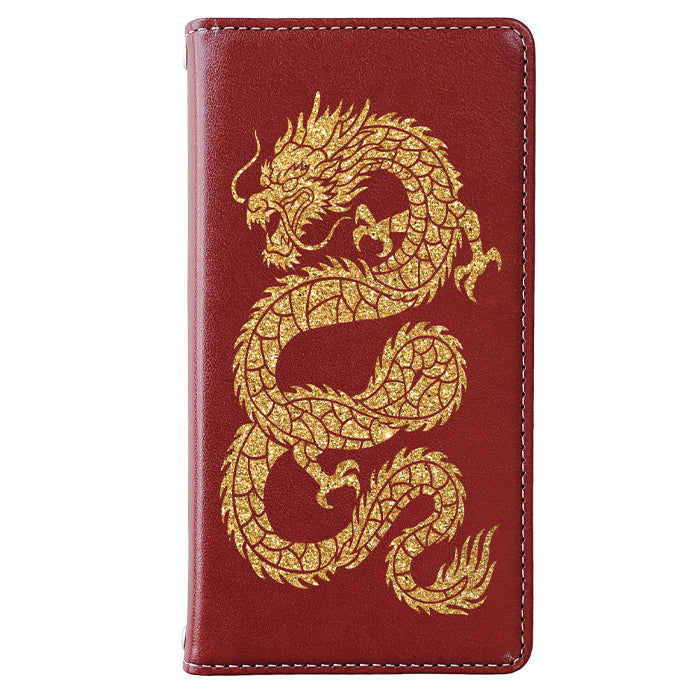 【Leo&Aoi special】 XPERIA 1 VIII SO-51G SOG17 A601SO XQ-GE44 手帳型ケース 手帳型 ケース カバー 手帳型 登り金龍 ステッカー so51g エクスペリア スマホケース 【安心の返品保証付き】