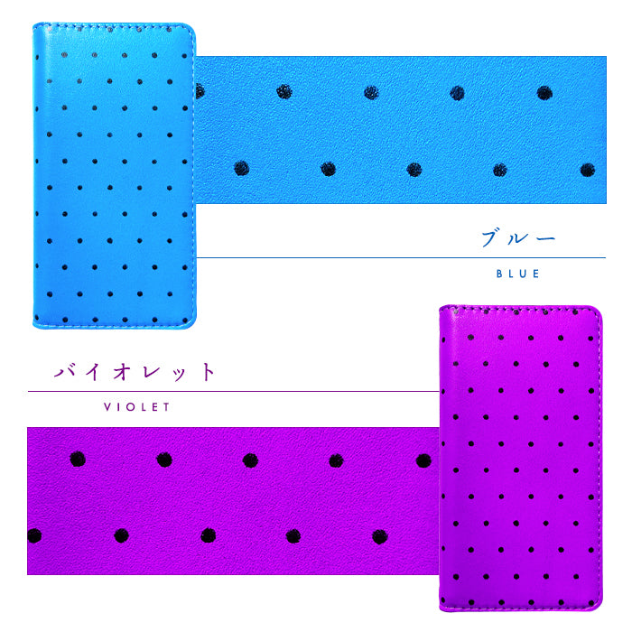【Leo&Aoi special】 iPhone 12 / pro ケース カバー 手帳型 iPhone12pro iPhone12 本革 小さい 黒 ドット ネオン 手帳型ケース アイフォン12 プロ スマホケース 【安心の返品保証付き】