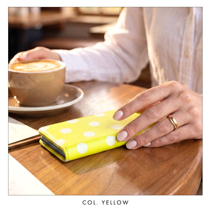 【Leo&Aoi special】 iphone13mini iPhone 13 mini ケース スマホケース 手帳型ケース カバー 手帳型 本革 大きい ドット ネオン アイフォン13 ミニ 【安心の返品保証付き】
