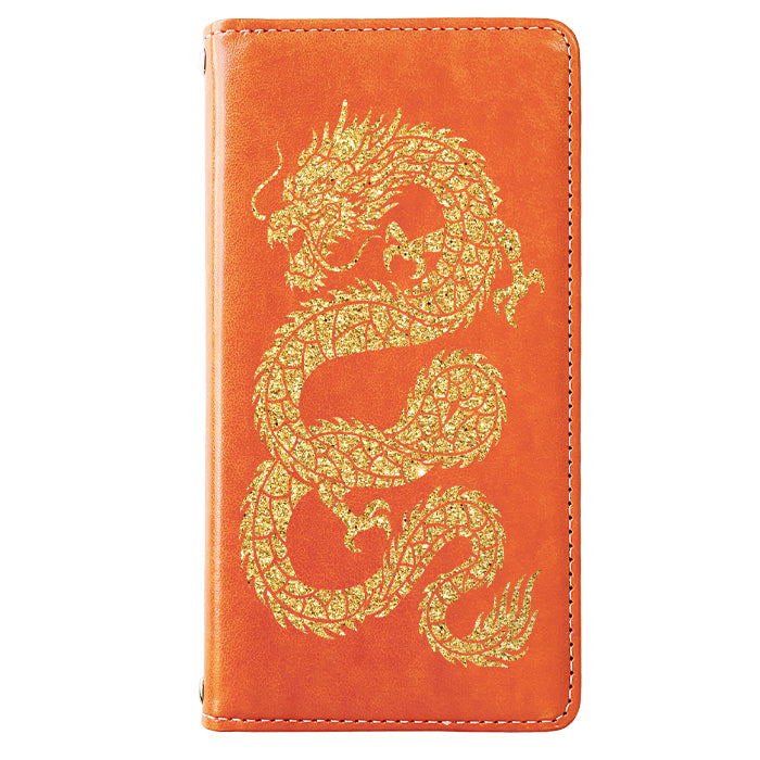 【Leo&Aoi special】 BASIO active3 KYG04 手帳型ケース 手帳型 ケース カバー 手帳型 登り金龍 ステッカー ベイシオ アクティブ 3 携帯ケース スマホケース 【安心の返品保証付き】
