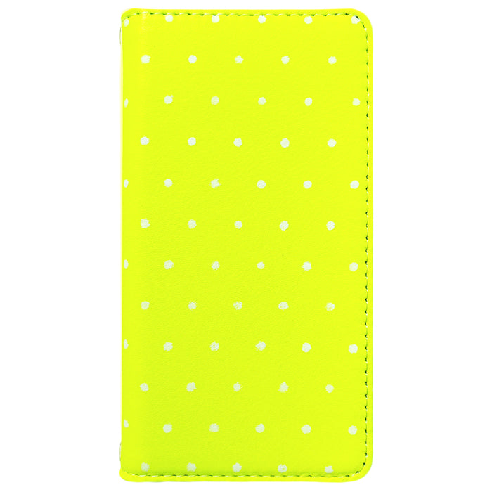 【Leo&Aoi special】 XPERIA Ace III SO-53C ケース A203SO カバー 本革 小さい ドット ネオン 手帳型ケース so53c エクスペリア スマホケース 【安心の返品保証付き】