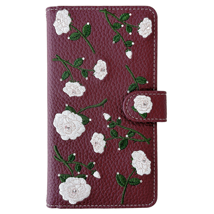 【Leo&Aoi special】 AQUOS sense4 SH-41A SH-M15 basic A003SH lite SH-RM15 5G SH-53A SHG03 SH-M17 ケース スマホケース 手帳型ケース カバー 手帳型 ラインストーン付き バラ 刺繍 sh41a shm15 shrm15 sh53a shm17 アクオス センス4 【安心の返品保証付き】